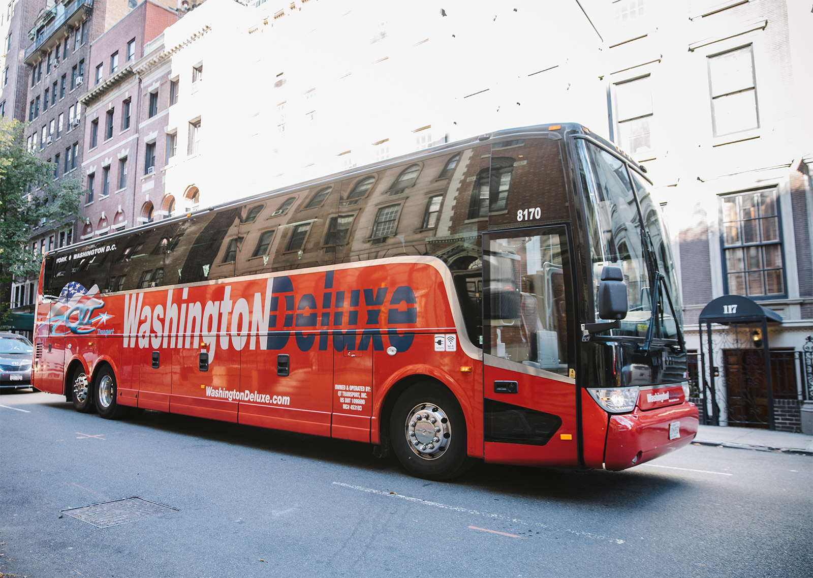 bus new york washington